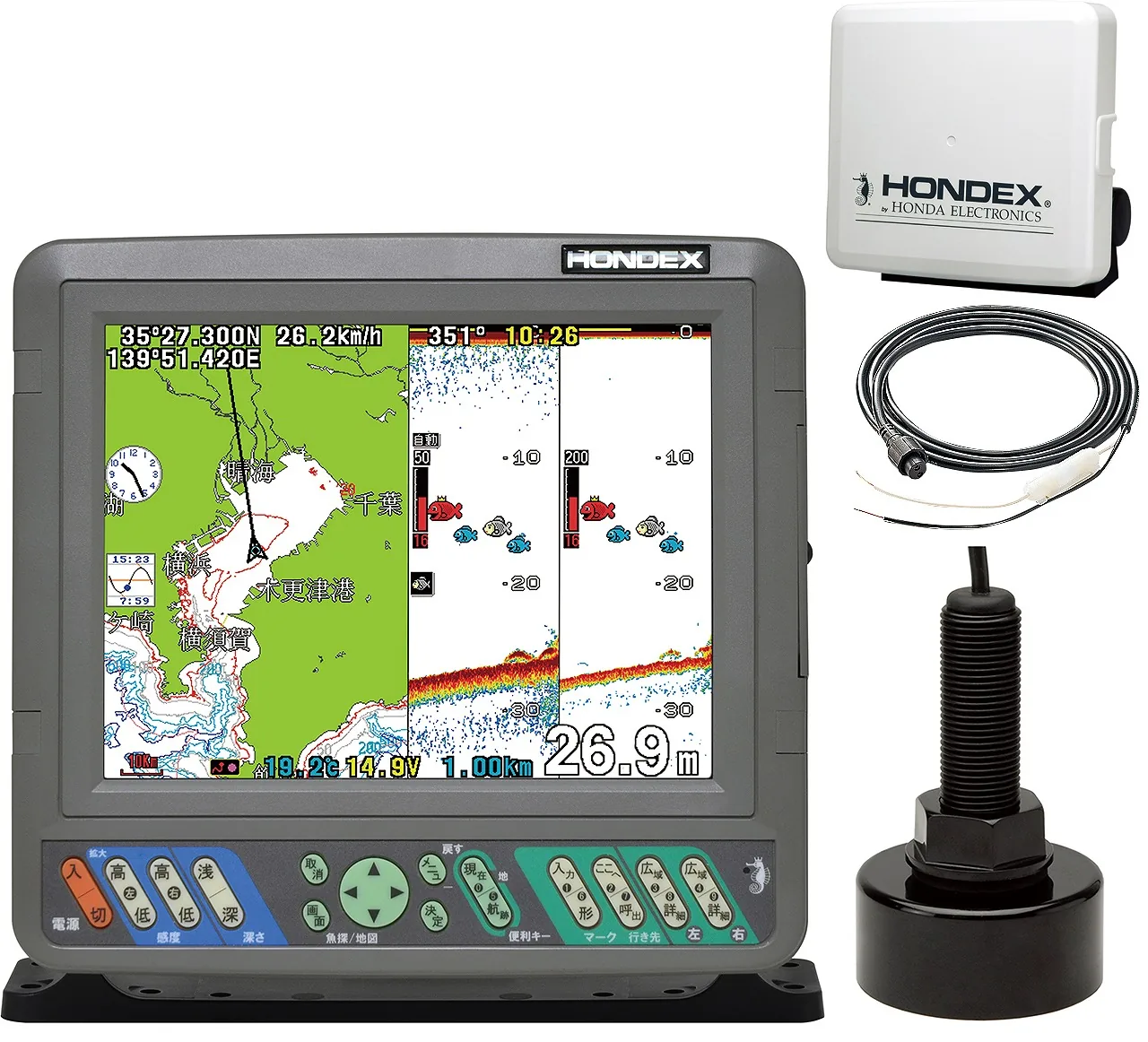 初心者にオススメのプロッター魚探／PS-800GP（s） ｜ KAZI online