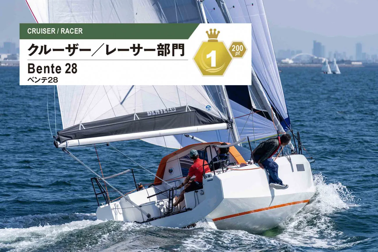 ドイツ発クルーザー ／レーサー、ベンテ28 Kazi YACHT AWARD 2023部門