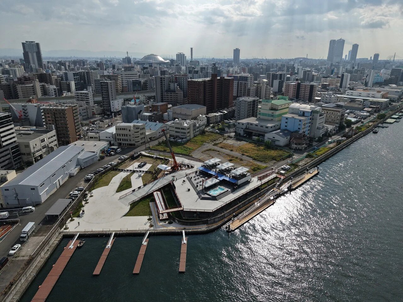 12月最初の週末、中之島GATEサウスピアでプレミアムボートショー開催